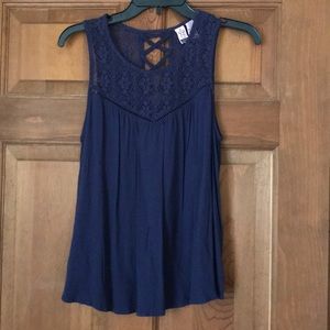 Purple Top with Lace